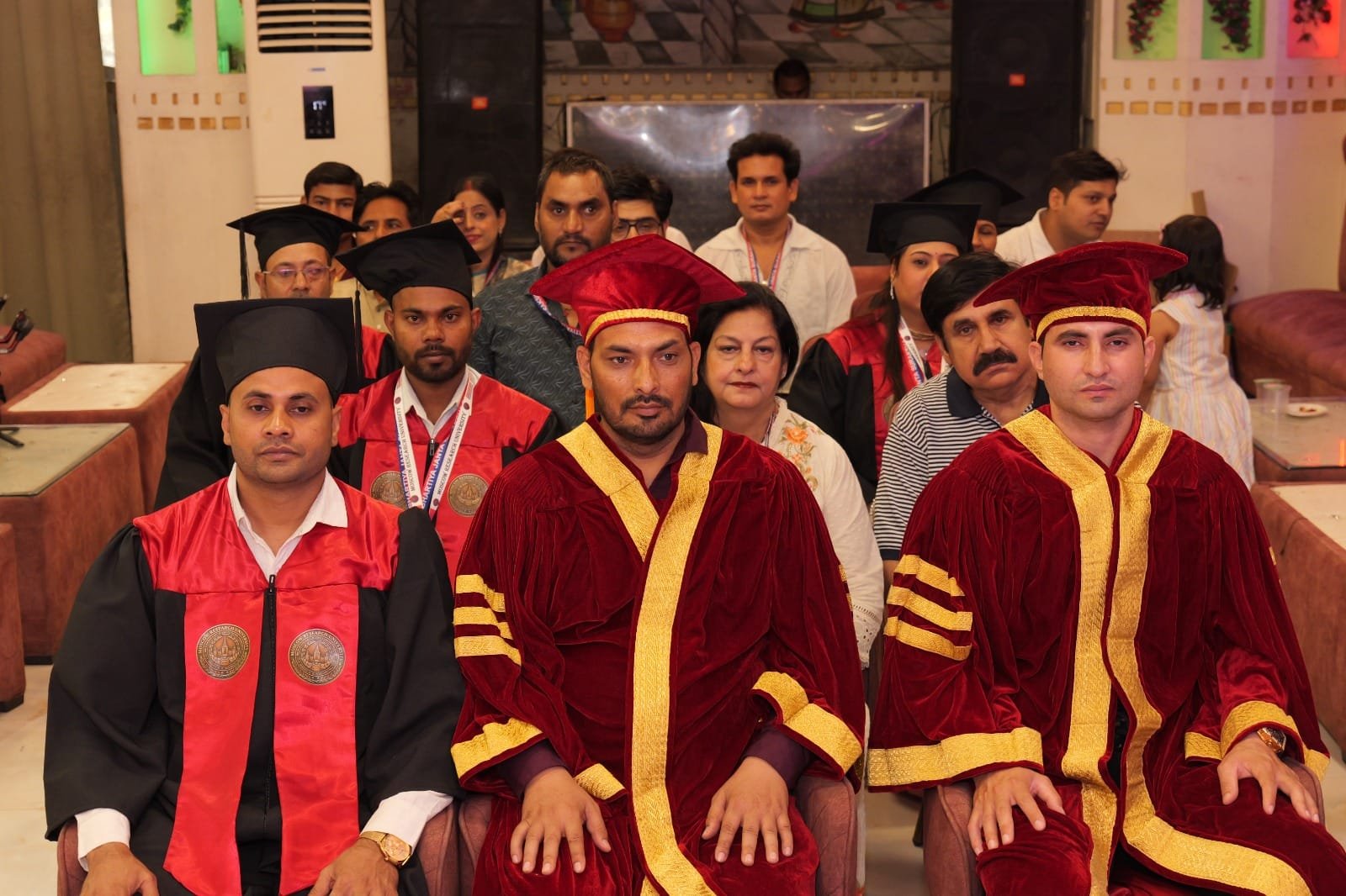 Awardees sitting