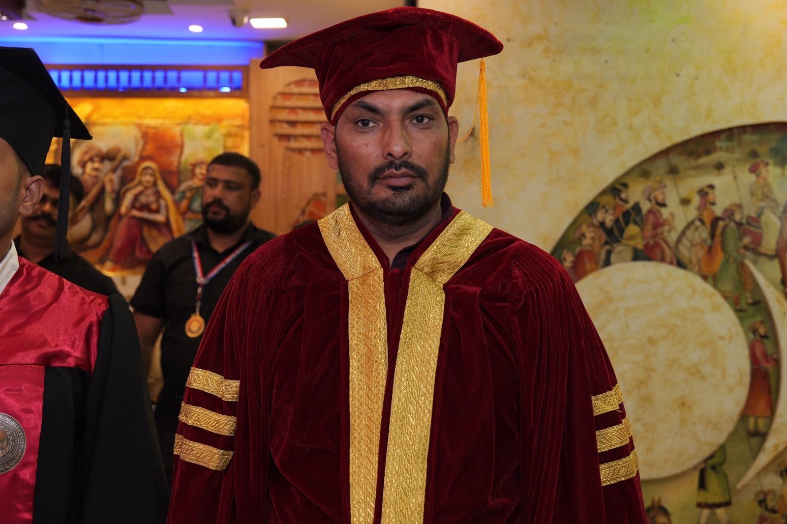 Dr Rakesh Sharma in Kulpati Gown